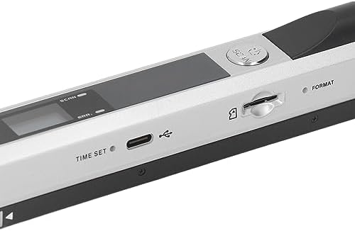 Tragbarer Dokumentenscanner, 900DPI Mobiler Handheld-Fotoscanner für A4-Dokumente, Bilder, Seiten, T