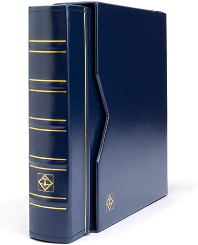 Leuchtturm 321845 Münzalbum Optima Classic - 10 Münzhüllen für Ø 42, 27, 20, 34 mm, 2 Deckblätter, S