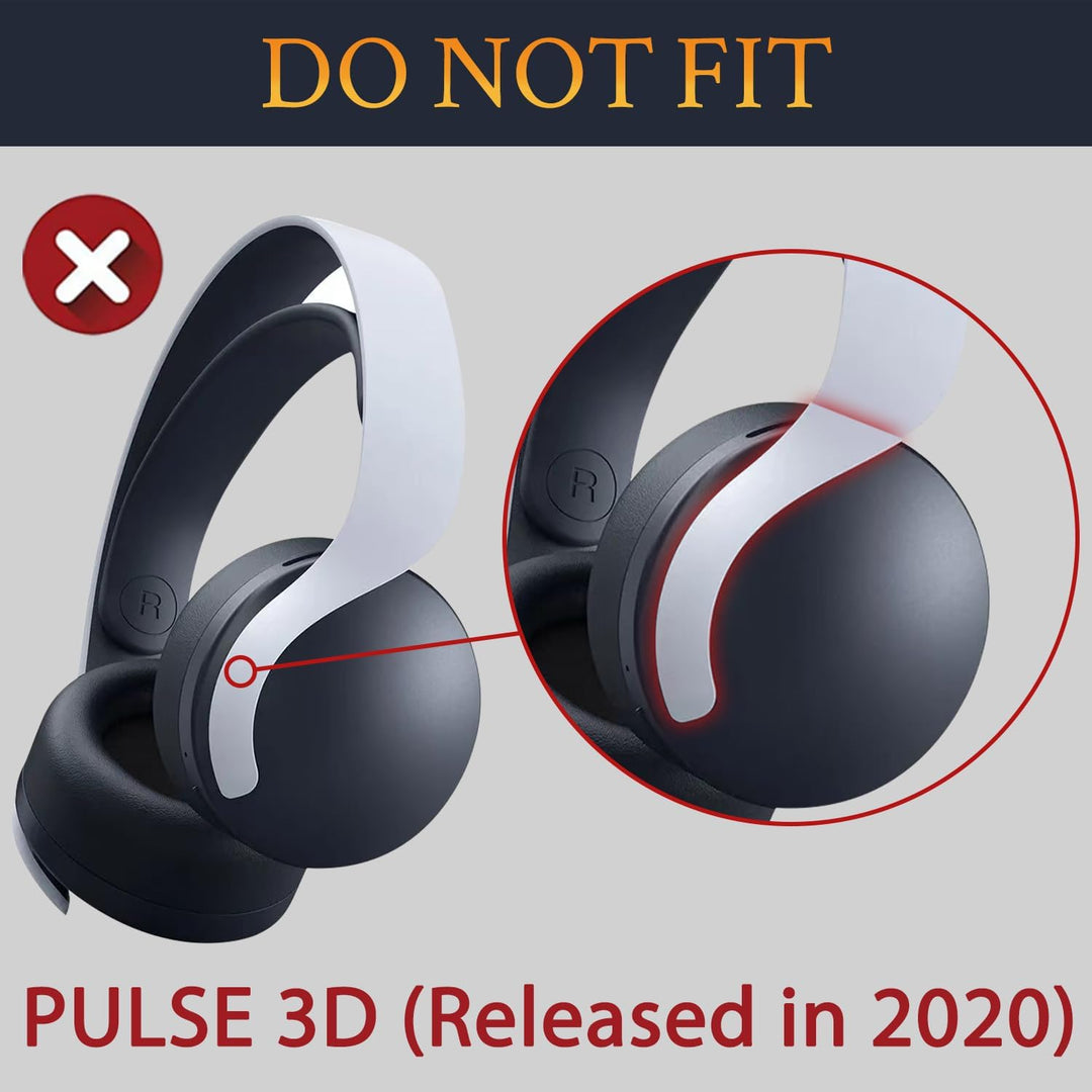 SOULWIT Kühlgel Ersatzpolster Ersatz Ohrpolster für Sony Playstation PS5 Pulse Elite Wireless Kopfhö