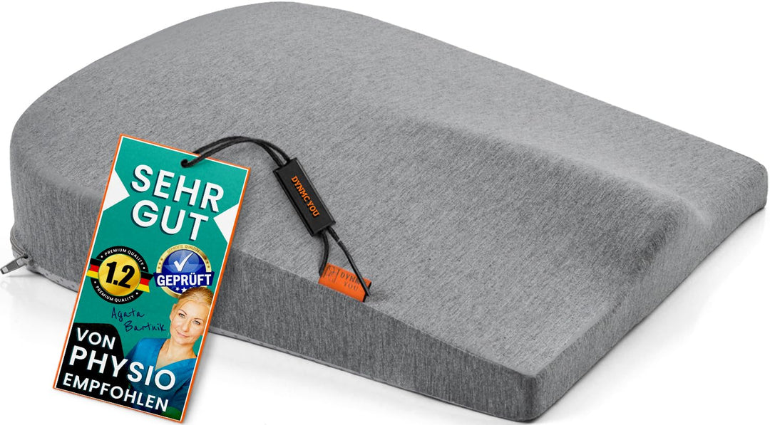 Bequemes Keilkissen - Modernes Ergonomisches Sitzkissen Stuhl, Bürostuhl, Auto - Optimal Harte Füllu