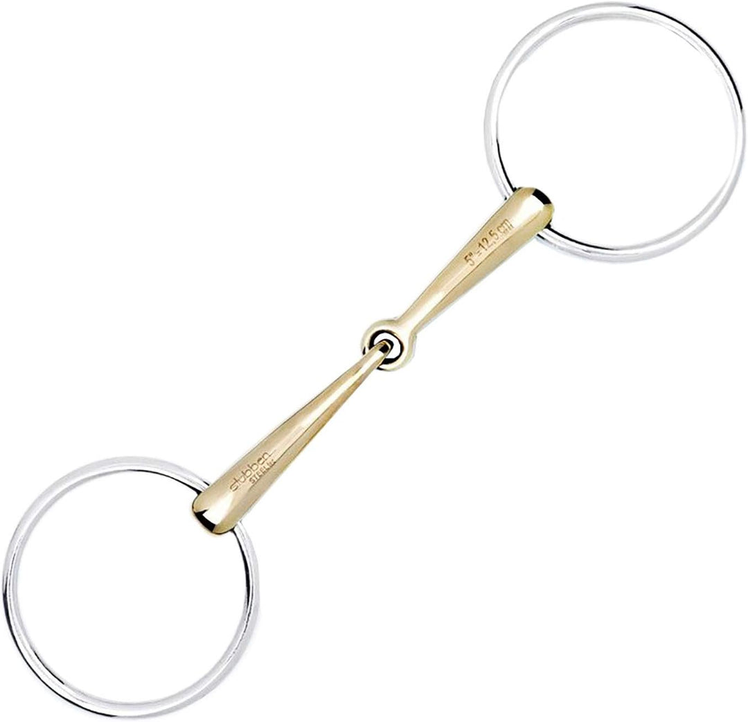 Stübben Gebiss 2226 Wassertrense einfach gebrochen 12,5 cm - 16 mm - Sweet Copper, 12,5 cm - 16 mm -