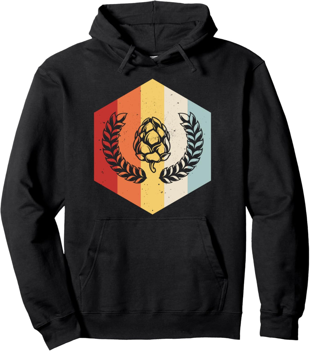 Retro Home Brewing Bier - Vintage Craft Beer Hobbybrauen Pullover Hoodie