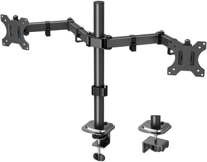 ELIVED Monitor Halterung 2 Monitore für 13-32 Zoll LED/LCD Bildschirm von VESA 75/100, Dual Monitor