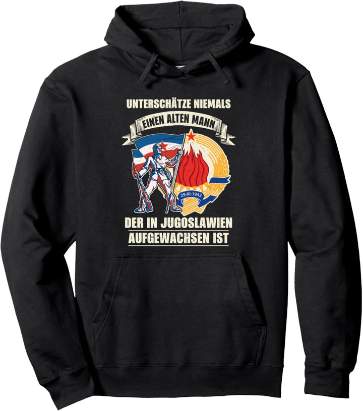 Jugoslavija Jugo Jebiga Tito Balkan SFRJ Jugoslawien Pullover Hoodie