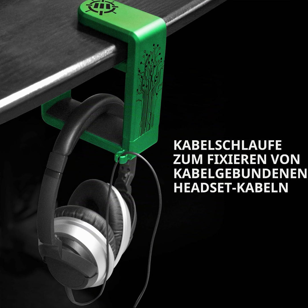 ENHANCE PC Gaming Headset Kopfhörer Halterung Hanger Mount Kopfhörer Stand mit verstellbaren & Schwe