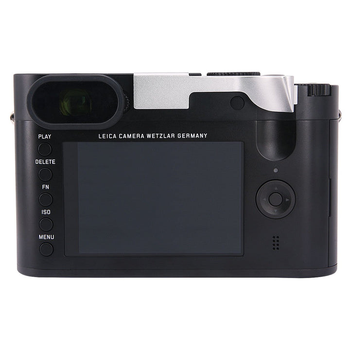 Haoge THB-LS Metall Blitzschuh Daumen Up Handgriff für Leica Q Q-P QP Typ 116 Typ 116 Kamera silber