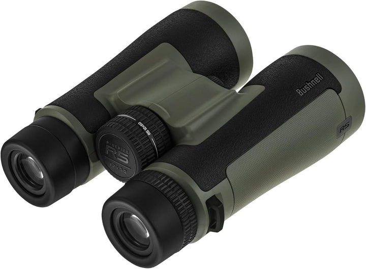 Bushnell R5 12x50 Fernglas mit Vault Lite Bino Brustgeschirr, Phase 3 Beschichtungen, Dielektrische