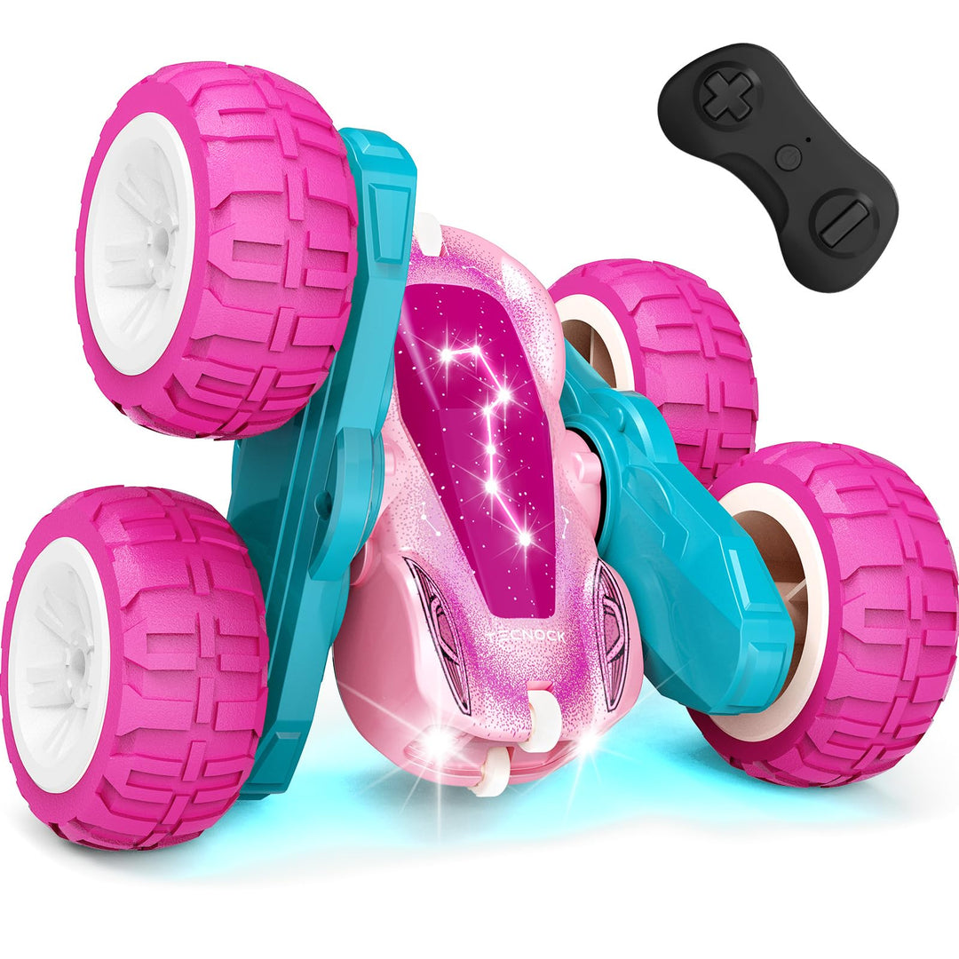 Tecnock 2025 Ferngesteuertes Auto mit 2.4 Ghz Fernbedienung 360°Flip Stunts Rc Auto Monstertruck mit