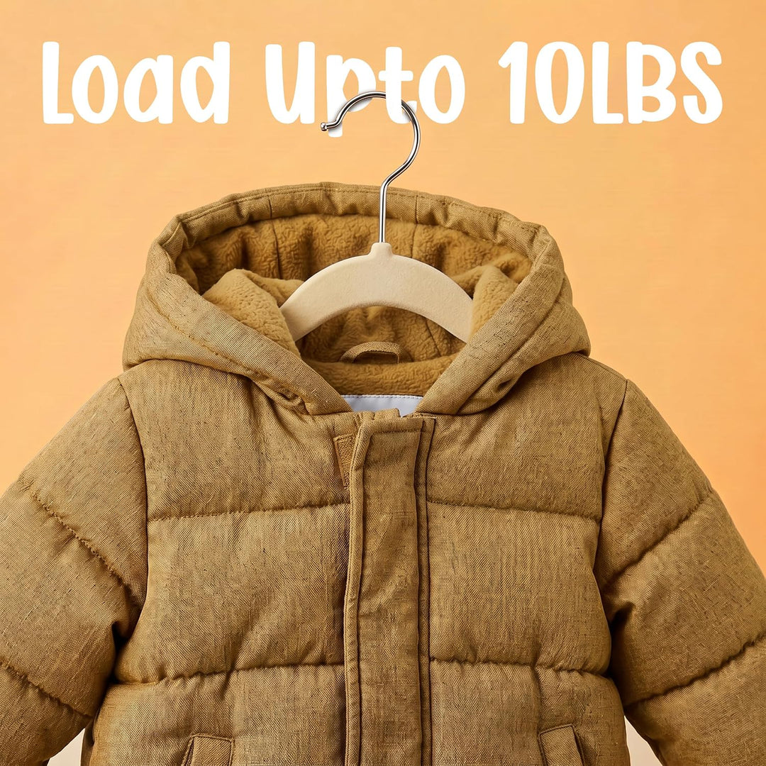 Utopia Home Kids Kleiderbügel Velvet (50 Pack) - 11 Inch Durable Baby Kleiderbügel für Closet - Perf
