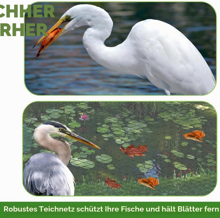 Teichnetz Feinmaschig, 4x6m Vogelnetze Vogelschutznetz, Taubennetz Balkon, Vogelschutznetz Engmaschi