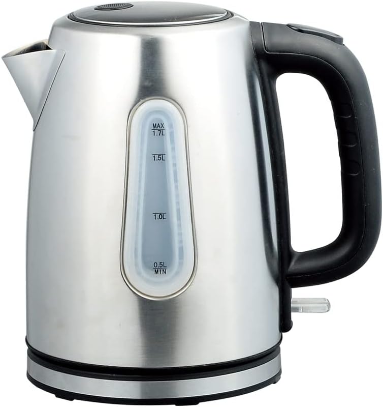 Tristar WK-3373 Wasserkocher und Heisswasserspender, 2200 W, silber Silver, Silver