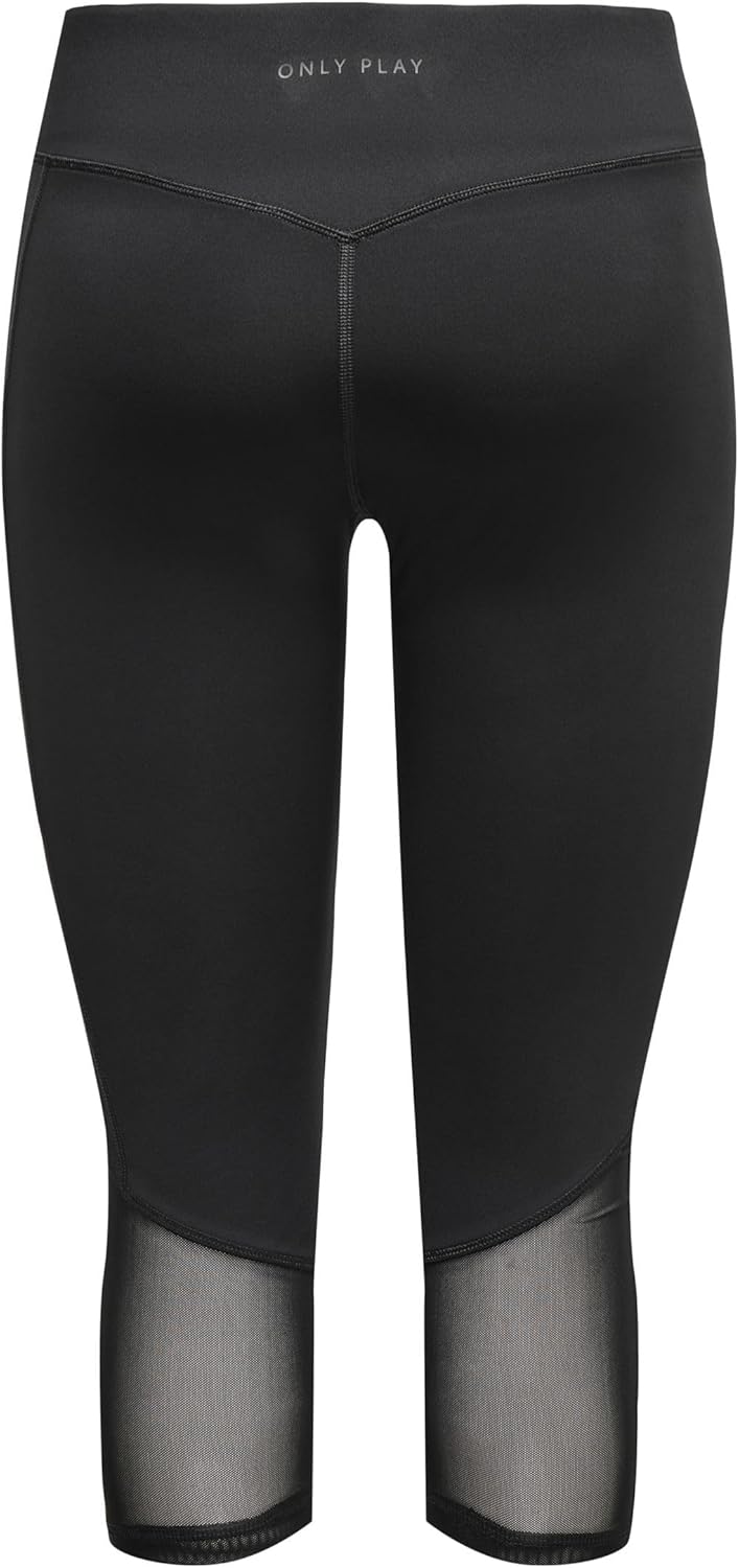 Only Play Female Sportleggings Trainings Caprihose XS Schwarz, XS Schwarz