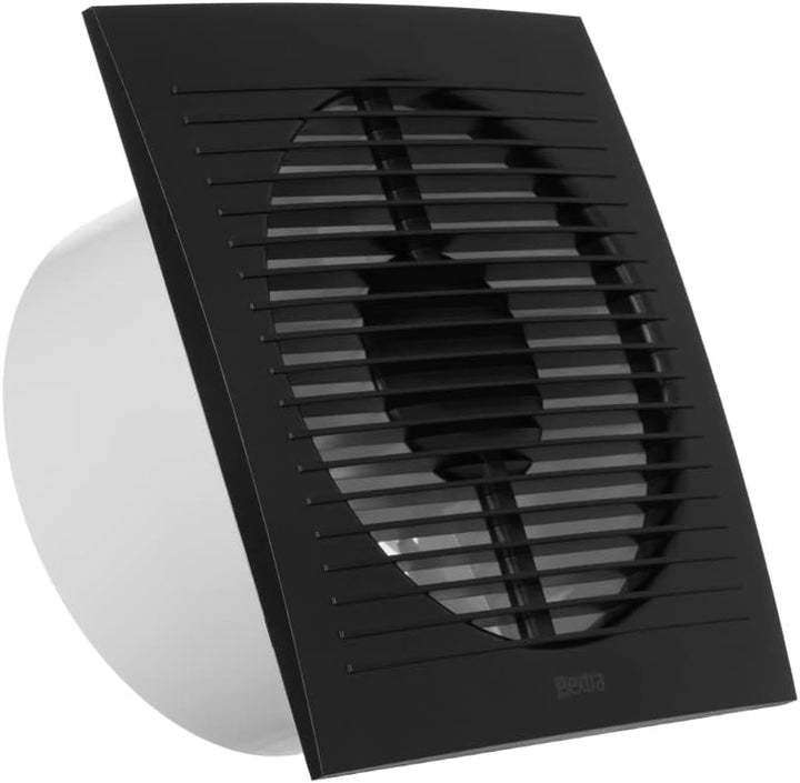 EUROPLAST Ø 125mm Wandventilator Lüfter Abluft Ventilator Küche WC Bad - mit Timer/Nachlauf - Kunsts