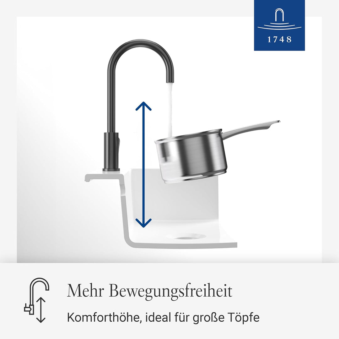 Villeroy & Boch Umbrella | Hochdruck | Einhand-Küchenarmatur |Anthracite | 92530005 Anthracite Hochd