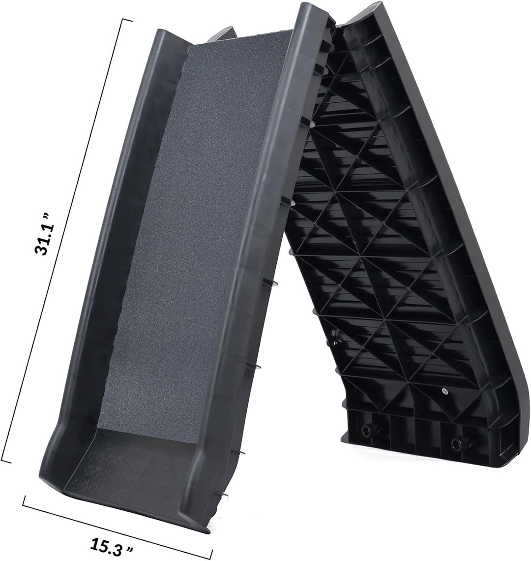 ELEVON Rampe für Haustiere, Schwarz, 81 × 41 × 21 cm