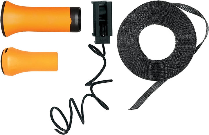 Original Ersatz-Griff und Seil für Fiskars Bypass Teleskop-Schneidgiraffe UPX86, Schwarz/Orange, 102