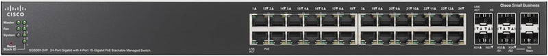 Cisco Small Business SG500X-24P - Switch - L3 - verwaltet - 24 x 10/100/1000 (PoE) + 4 x 10 Gigabit