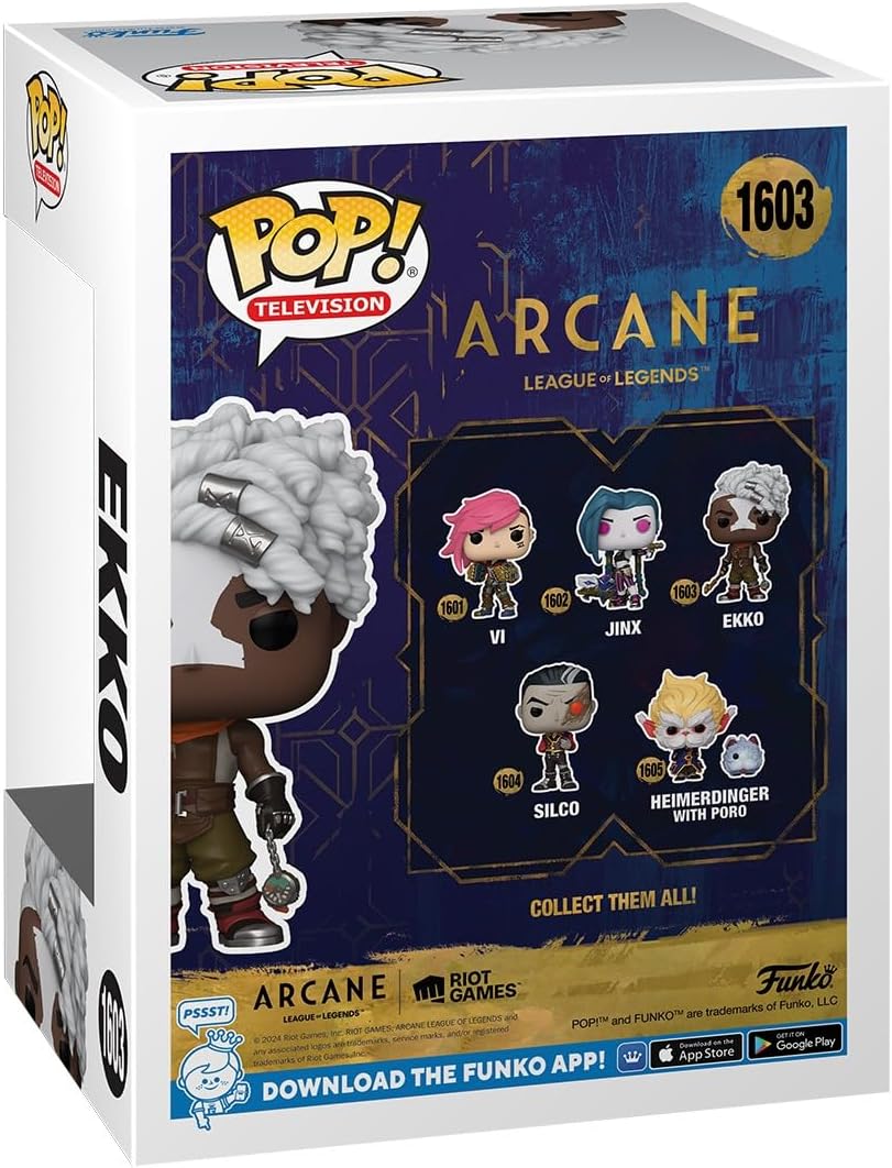 Funko Pop! TV: Arcane LOL - Ekko - Arcane: League of Legends - Vinyl-Sammelfigur - Geschenkidee - Of