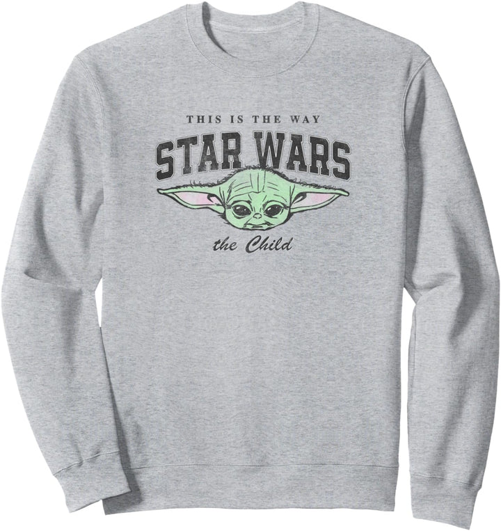 Star Wars: The Mandalorian The Child Floating Collegiate Sweatshirt