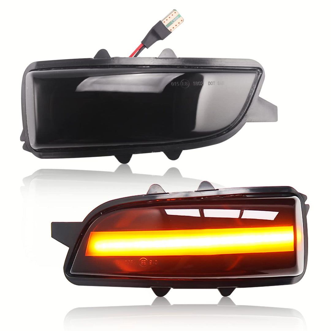 Asasytal Blinker Blinker Kontrollleuchte im seitlichen Rückspiegel Kompatibel mit Volvo C30 C70 S40