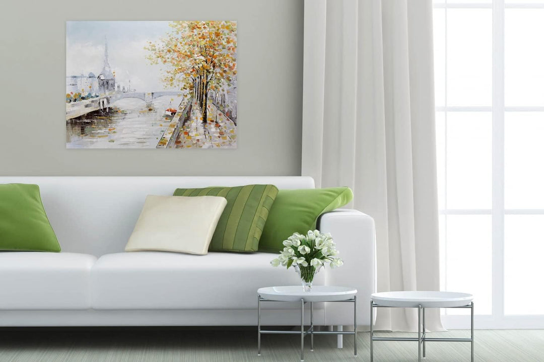 KunstLoft Leinwandbild | 100% HANDGEMALT | 100x75cm | Gemälde &