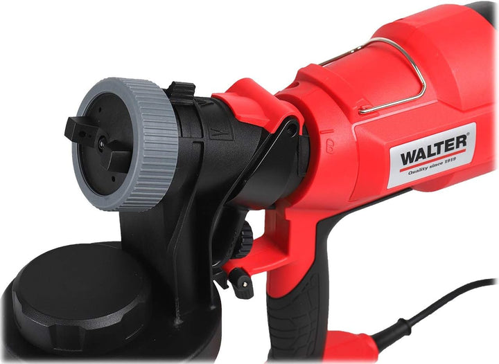 WALTER elektrisches Farbsprühsystem 2in1, 500W, inkl. Farb- und Lackbehälter, inkl. Zubehör, inkl Re