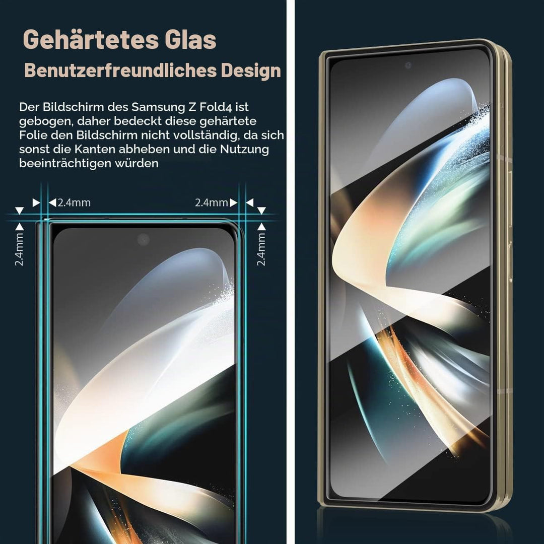 OCASE Hülle Samsung Galaxy Z Fold 4 5G Handyhülle mit [S Pen Halter] [Vorderseite Displayschutz] [Pr
