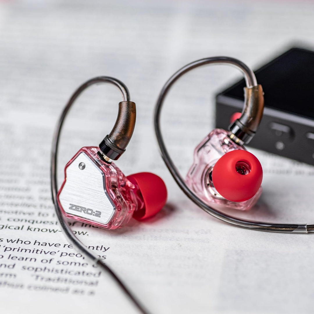 LINSOUL 7Hz x Crinacle Zero:2 In-Ear-Monitor, Aktualisierter 10mm dynamischer Treiber IEM, kabelgebu