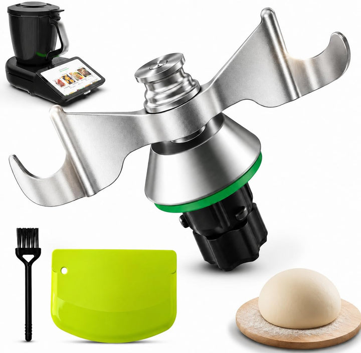 Edelstahl Teigmesser 304, Mixmesser Ersatz Zubehör Passend für Thermomix TM7/TM6/TM5, Antihaft Messe