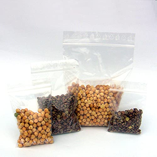 Druckverschlussbeutel extra stark 90µ transparent LDPE (60 Varianten) (80 x 120-1000 Stk.) 80 x 120