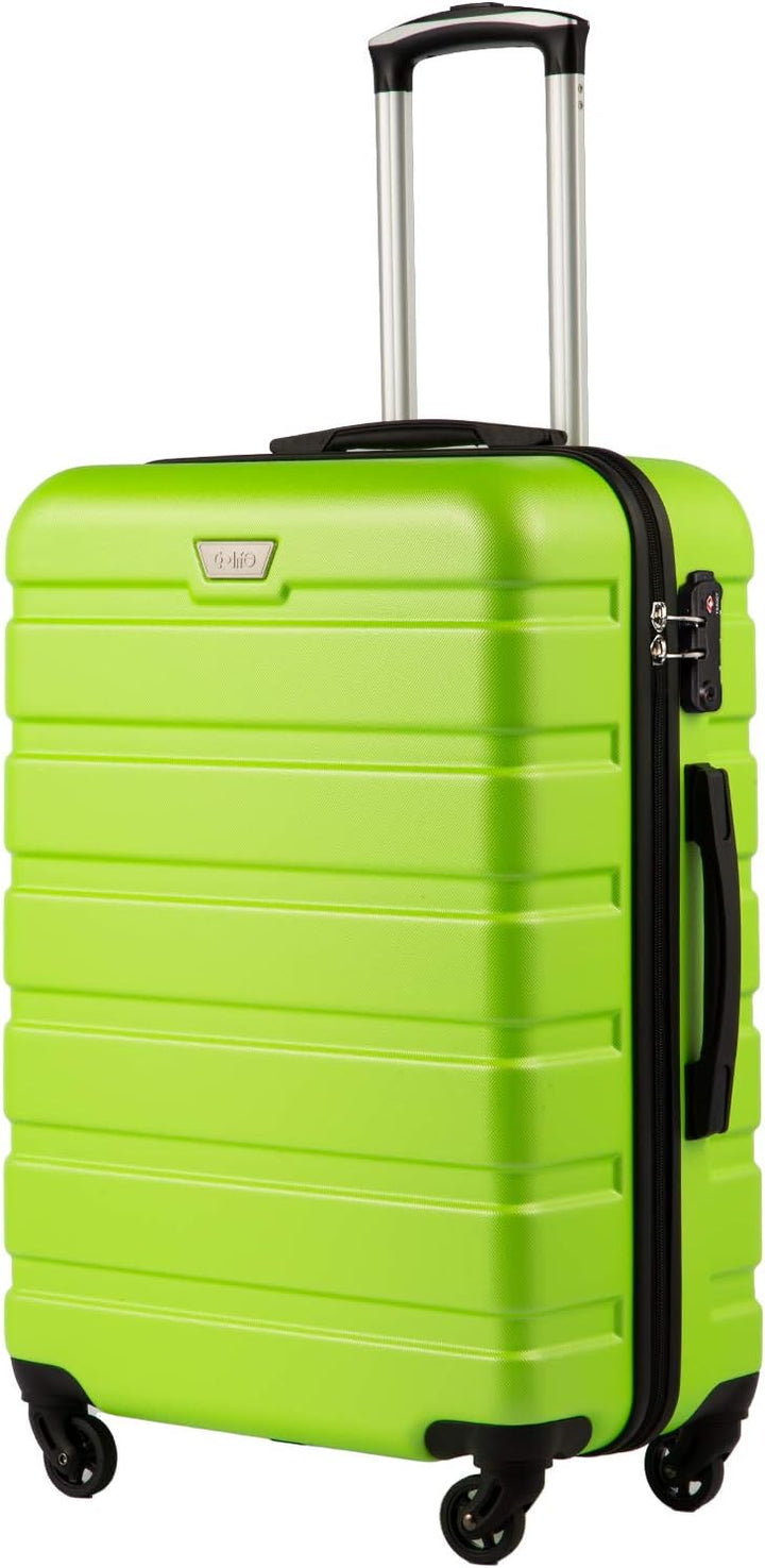 COOLIFE Hartschalen-Koffer Trolley Rollkoffer Reisekoffer ardschale Boardcase Handgepäck mit TSA-Sch