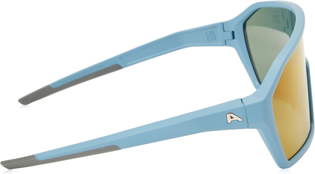 ALPINA RAM Q-LITE - Verspiegelte Sport- & Fahrradbrille Für Erwachsene, kontrastverstärkend, Beschla