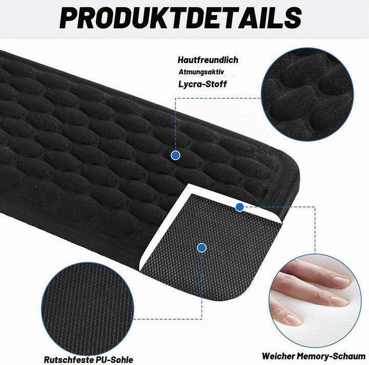 lomonmen Armauflage Schreibtisch,2 Stück L-förmige Schreibtisch Handgelenk Ellenbogenstütze,Ergonomi