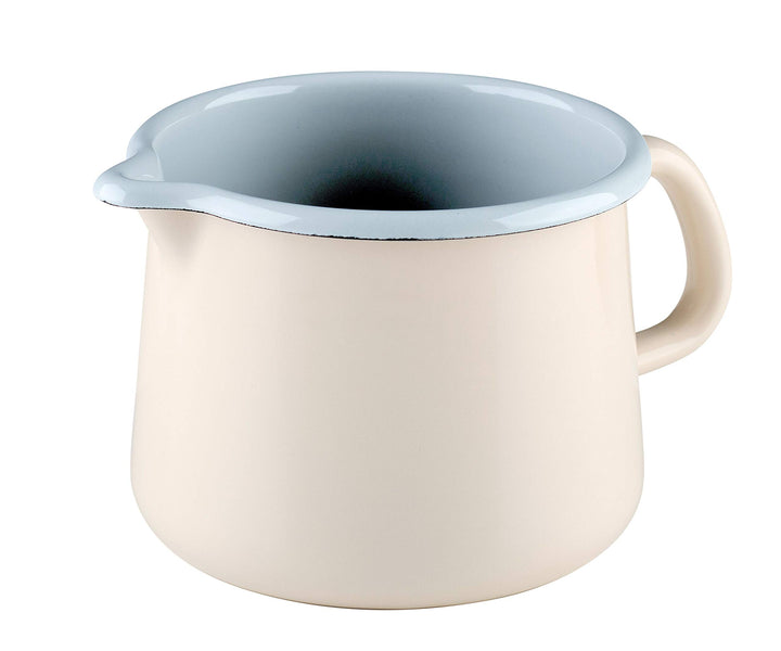 Riess, 0672-011, Schnabeltopf 12, NOUVELLE- AVORIO EXTRA STARK, Durchmessser 12 cm, Höhe 10.7 cm, In