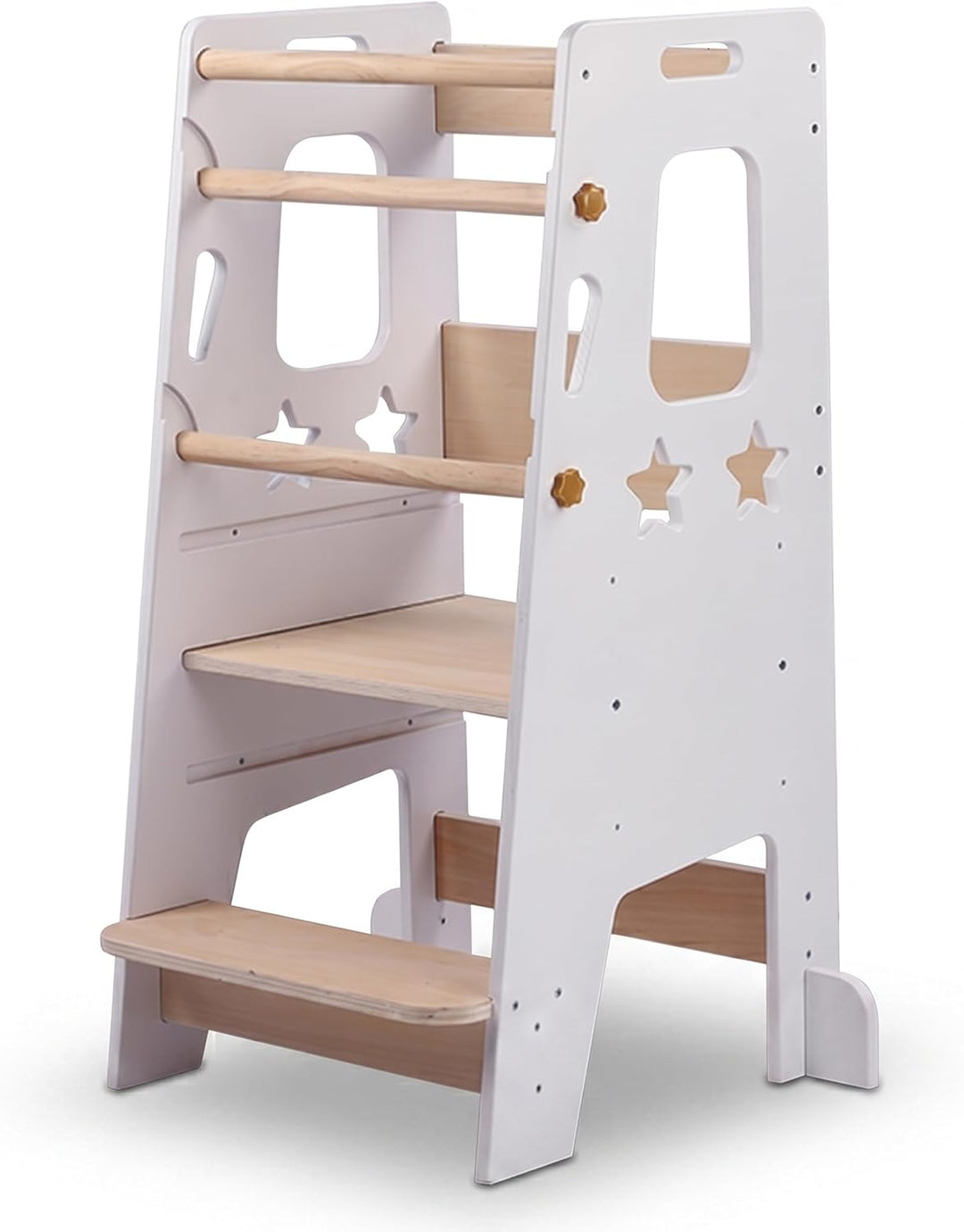 Relaxdays Lernturm Sterne, verstellbare Stehhöhe, Kippschutz, HBT: 90 x 44 x 44 cm, Kleinkinder Steh