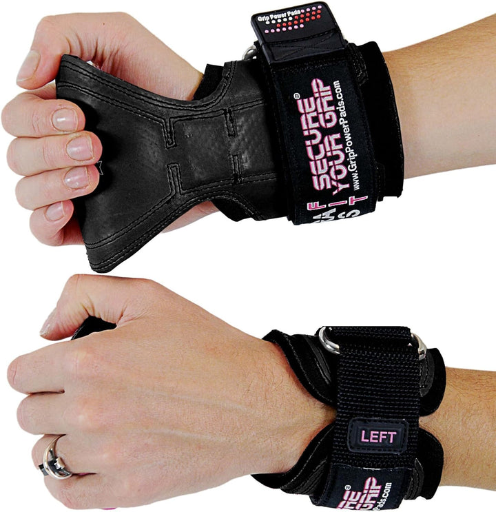 Cobra Grips Fit Gewichtheber-Handschuhe, robuste Gurte, Alternative zu Powerlifting-Haken für Kreuzh