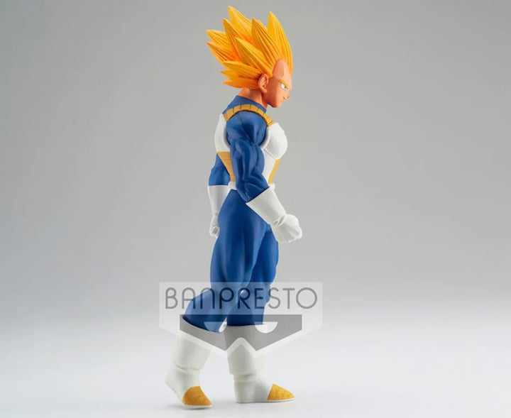 BANPRESTO Dragon Ball Z – Super Saiyan Vegeta – Figur, solide Kante, 21 cm