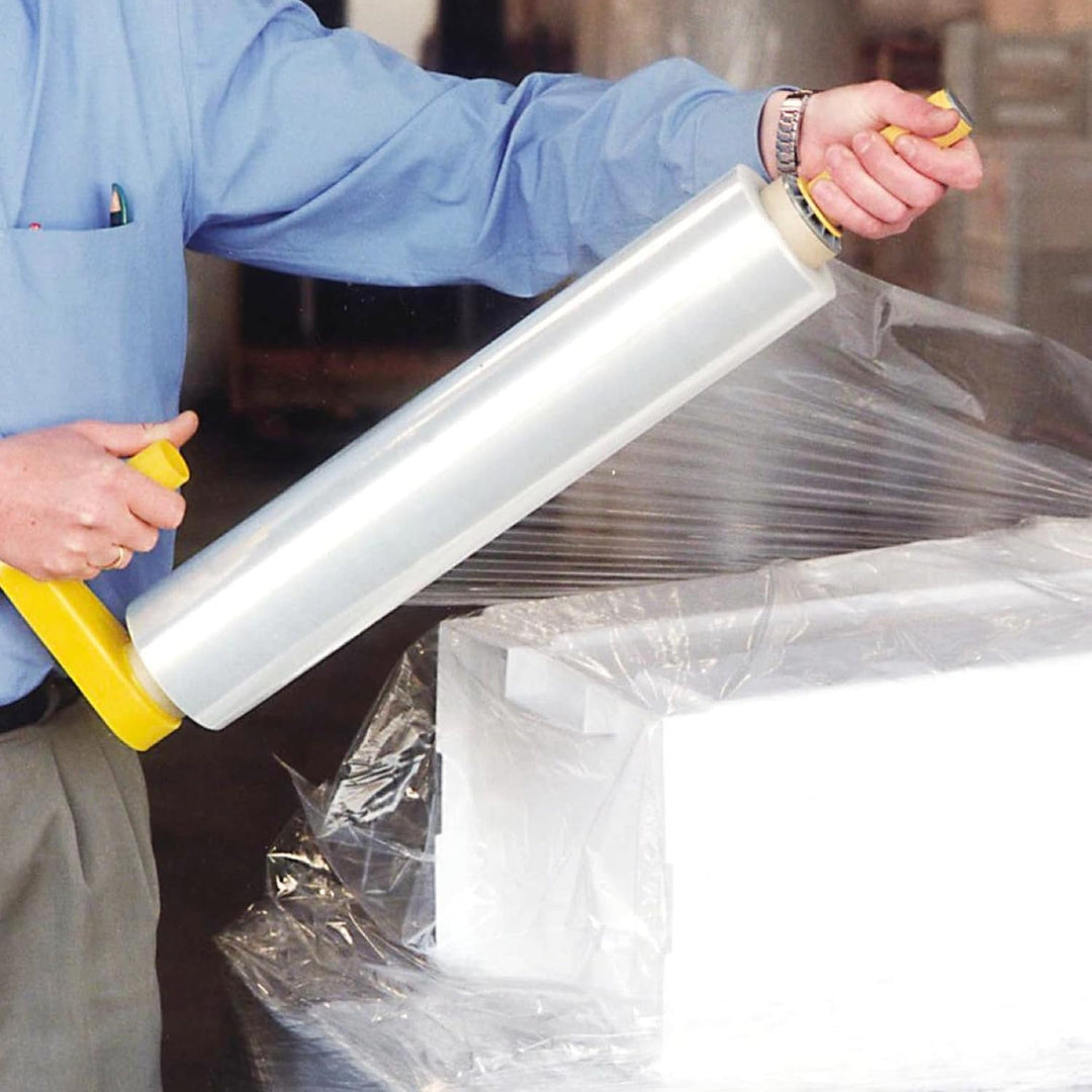 6 Rollen Stretchfolie Transparent 23my 2,5kg 500mm Handstretchfolie Stretchfolienrolle Palettenfolie