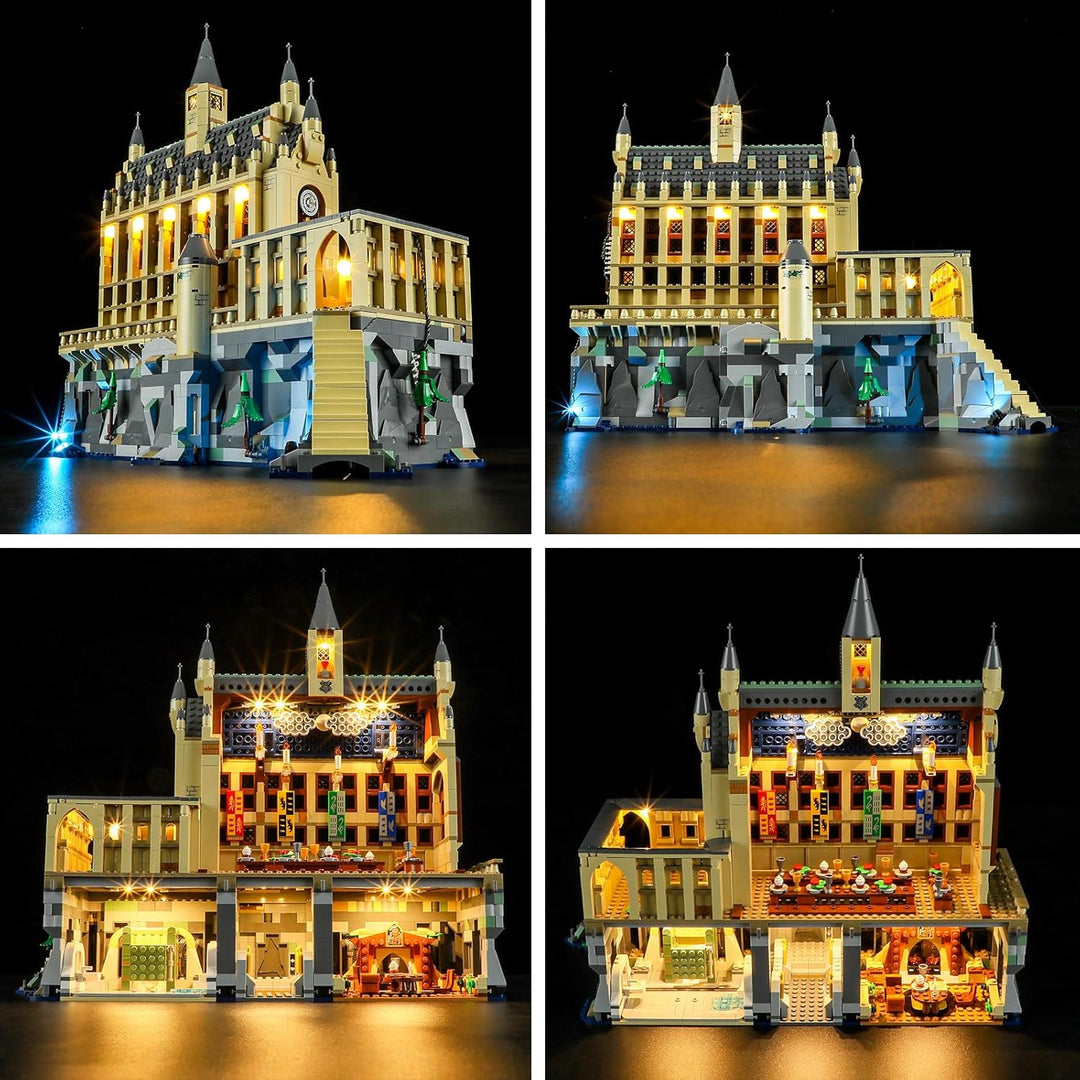 BRIKSMAX Led Licht für Lego Schloss Hogwarts: Die Grosse Halle 76435 - Compatible with Lego Harry Po