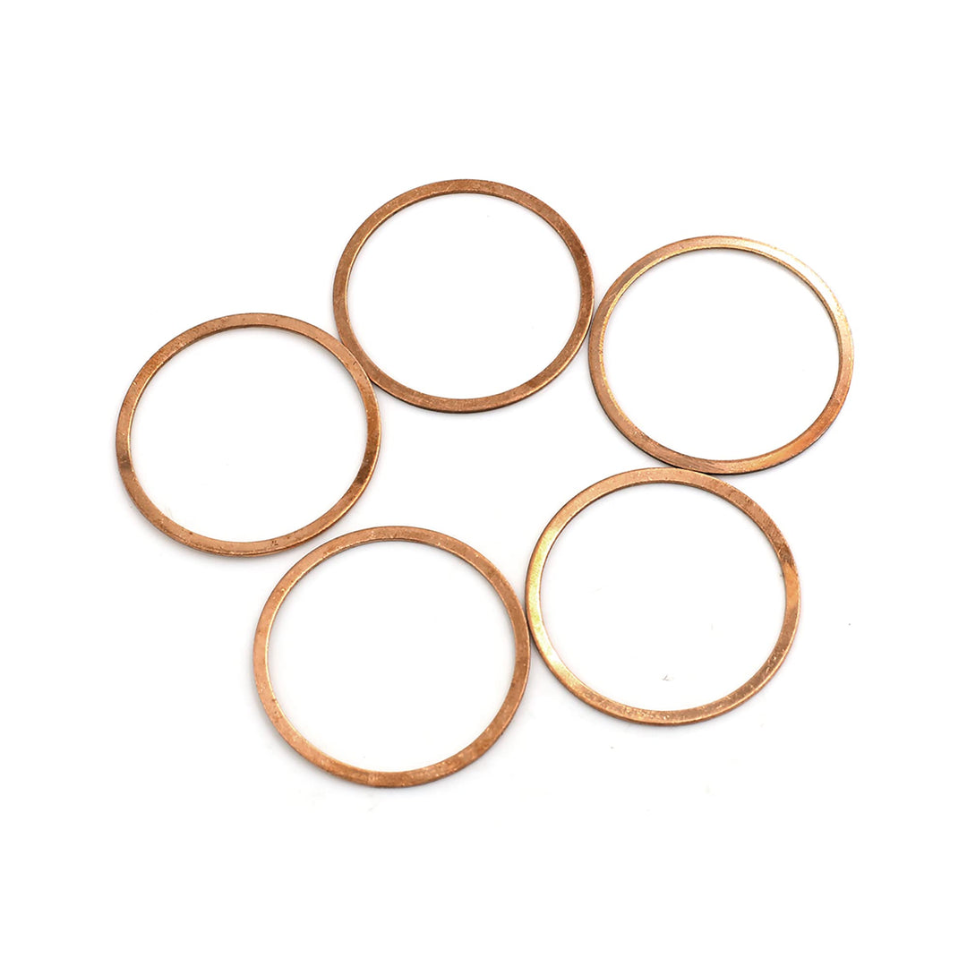 A ABSOPRO 5 Stück Kupferscheiben 40mm Innendurchm. Dichtung Ringe Fitting