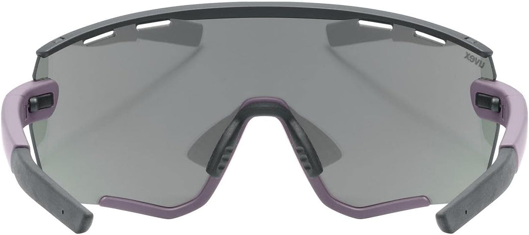 uvex Unisex Sportstyle 236 S Set Sportbrille (1er Pack) Einheitsgrösse plum black mat/silver, Einhei