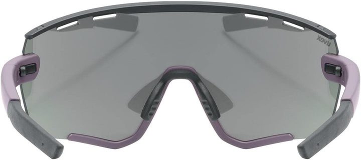 uvex Unisex Sportstyle 236 S Set Sportbrille (1er Pack) Einheitsgrösse plum black mat/silver, Einhei
