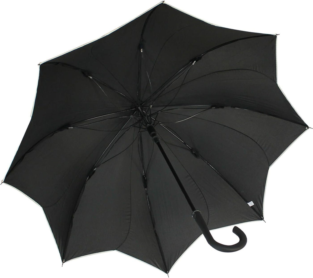 Pierre Cardin Stockschirm Damen gross stabil mit Automatik - Sunflower - schwarz, Schwarz