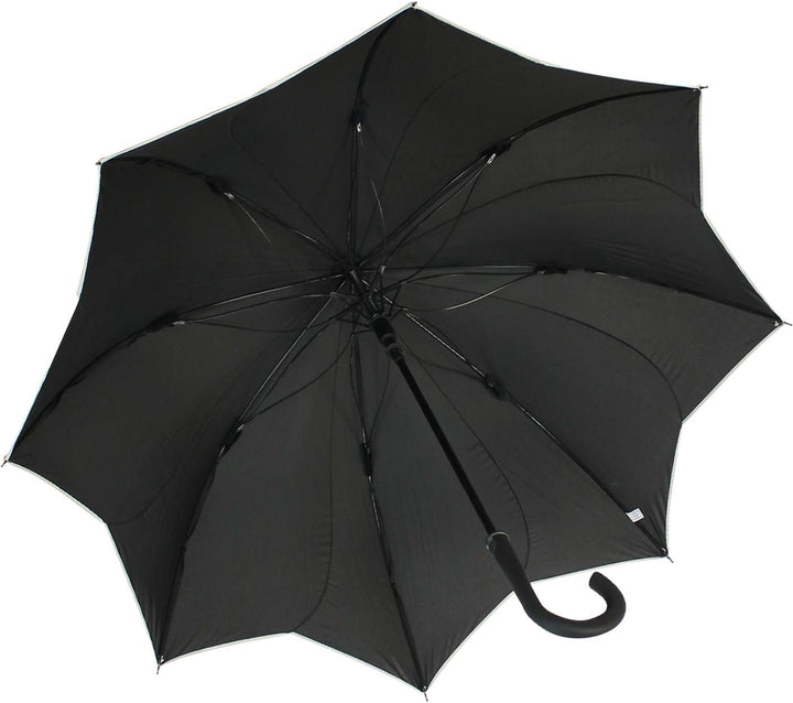 Pierre Cardin Stockschirm Damen gross stabil mit Automatik - Sunflower - schwarz, Schwarz