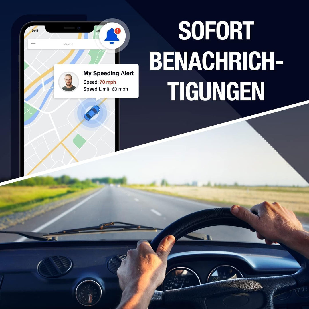 GPSLive DB4 GPS Tracker Auto, Van, Flotte, KFZ | Made in EU | Einstecken und loslegen | Livetracking