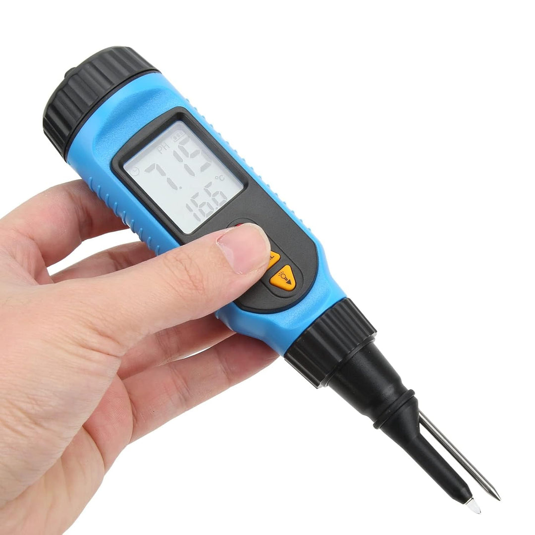 PH-Meter Digitaler PH Messgerät PH-Teststift 0-14 PH-Messbereich FüR Brot Fleisch Obst mit Tragetasc
