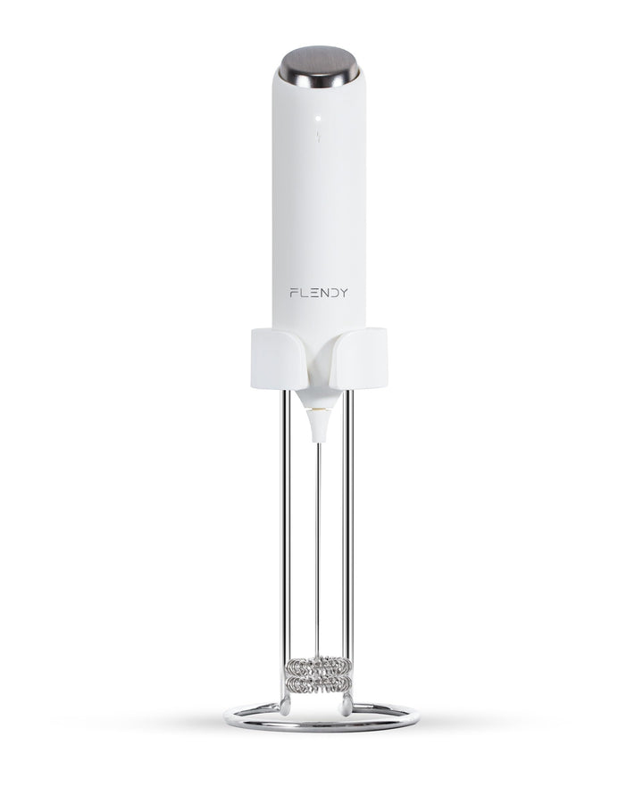 Wiederaufladbarer Hand Milchaufschäumer Stab, Aufschäumer Stab mit USB-C Ladehalterung, Mini Milchau