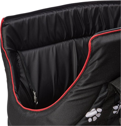 Hobbydog Dog Carrier Dog Carrying Bag Cat Carrier, 3 - HxBxL - 32x30x50 cm 3 - Schwarz mit Pfoten 3