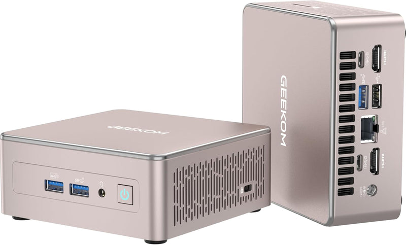 GEEKOM NUC Mini PC A 5, AMD Ryzen 7 5800H (bis zu 4.4GHz) Desktop PC, Mini Computer, 32 GB DDR4 512G