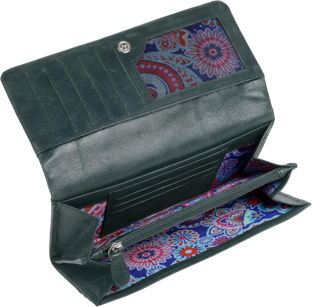 bruno banani Geldbörse Echt Leder Damen | Rindleder Geldbeutel, Brieftasche mit 19 Kartenfächern, He